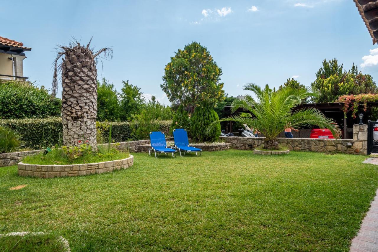Blue Thea Luxury Villa In Afitos Dış mekan fotoğraf
