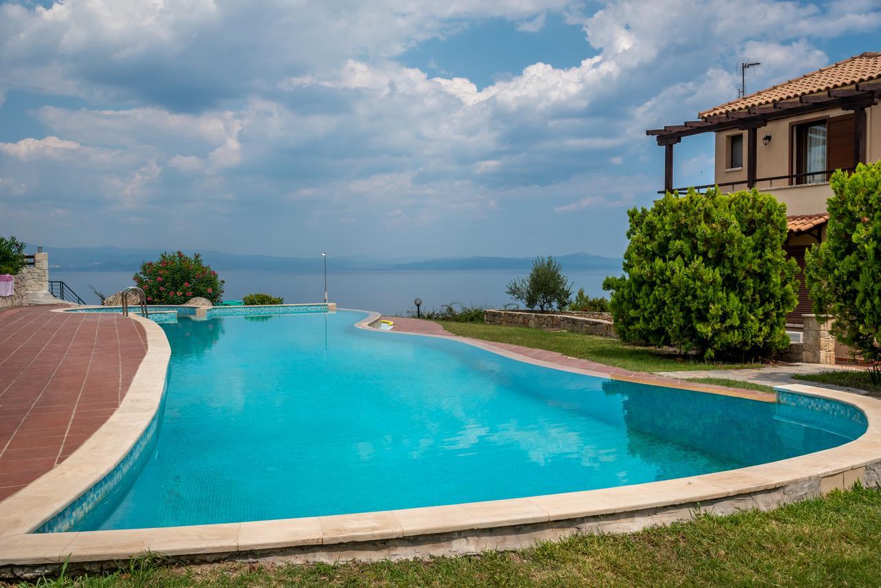 Blue Thea Luxury Villa In Afitos Dış mekan fotoğraf