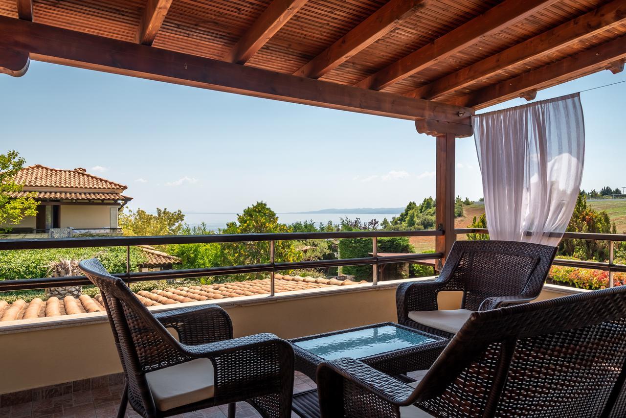 Blue Thea Luxury Villa In Afitos Dış mekan fotoğraf