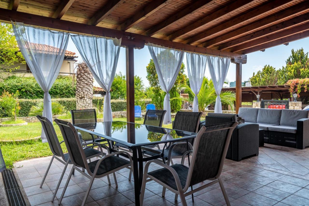 Blue Thea Luxury Villa In Afitos Dış mekan fotoğraf