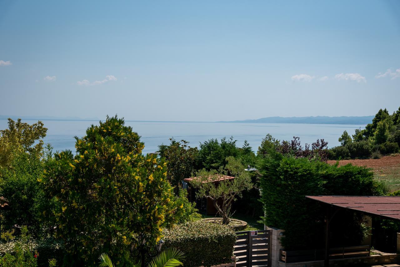 Blue Thea Luxury Villa In Afitos Dış mekan fotoğraf
